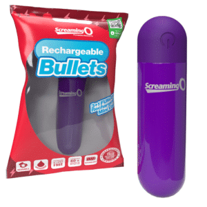 Waterproof Rechargeable Bullet Vibrator – Purple