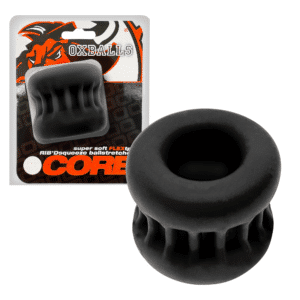 Testicles Enhancer Silicone Ball stretcher - Black Ice