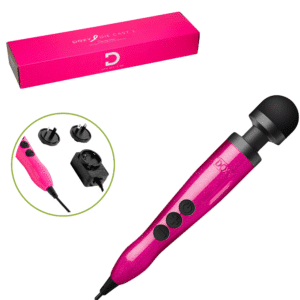 Plug-in Massage Wand Vibrator - Hot Pink