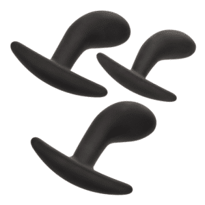 Silicone Prostate Massager Kit Beginner Friendly Anal Butt Plug Set Sex Toy