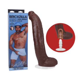 Signature Cocks Brickzilla Vac-U-Lock O-Ring Harness Compatible Dildo