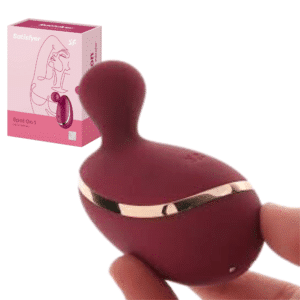 Rechargeable Waterproof Clitoral Vibrator - Berry