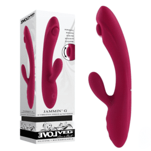 Jammin G-Spot Stroking Dual Vibrator G-Spot Rabbit Stimulator Vibrator