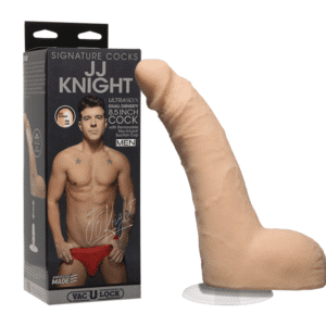 Signature Cocks JJ Knight 8.5-inch ULTRASKYN Dual Density Thick Dildo