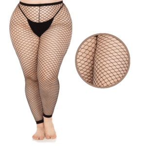 Leg Avenue Industrial Net Footless Flexible Sexy Tights Pantyhose