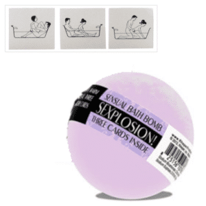 Sexplosion Hidden Couple Positions Bath Bomb 6pc Display