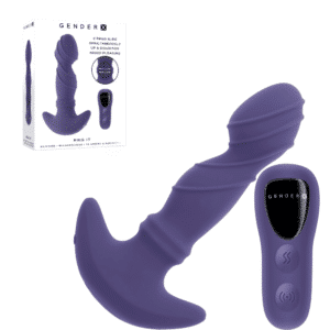 Gx Ring It Rechargeable Silicone Vibrating Anal Plug With Remote Control