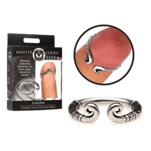 Ms Kingpin Glans Stainless Steel Ring 24mm Penis Sexual Enhancer