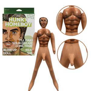 Hunky Homeboy Inflatable Doll With Dick Full Body Masturbator Adult Toy