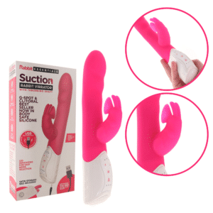 Rabbit Essential Rechargeable Multi-Speed Silicone Suction Bunny Vibrator