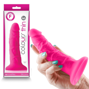 Pink Silicone Suction Cup Dildo