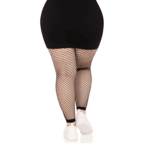 Leg Avenue Industrial Net Footless Flexible Sexy Tights Pantyhose