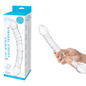 Double-Ended Glass Dildo - Clear