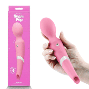 Rechargeable Massager Wand Vibrator Pink