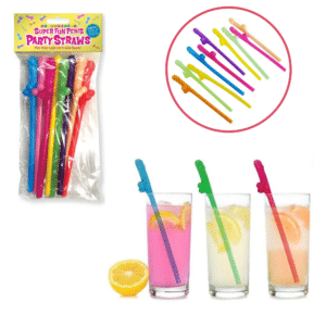 Super Fun Penis Shaped Playful Drinking Party Straw Bachelorette Supplies Novelty Fun