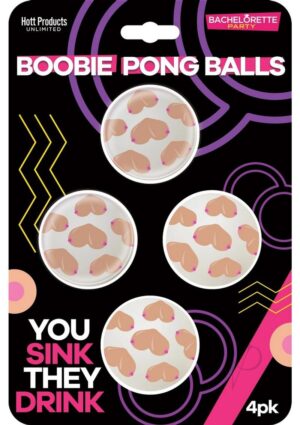 Boobie Beer Pong Balls Novelty Accessories Bachelorette Party Games