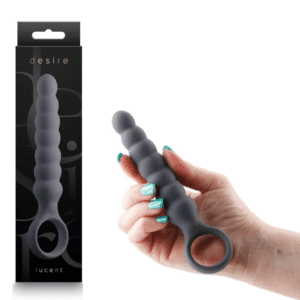 Rechargeable Vaginal Anal Vibrator with Finger Ring