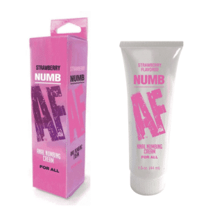 Numb Af Anal Numbing Cream Strawberry Flavored Desensitizer Sexual Enhancer