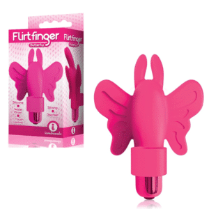 Butterfly Travel-friendly Finger Vibrator Pink