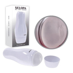 Selopa Pleasure Can Vibrating Vaginal Entry Stroker Masturbation Cups