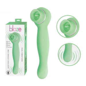 Blaze Licious Licker Vibe Rechargeable Multi-Speed Clitoral Vibrator -Mint