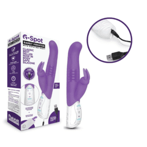 Rabbit Essential G-Spot Clit Bunny Rotating Shaft Vibe Rechargeable Vibrator