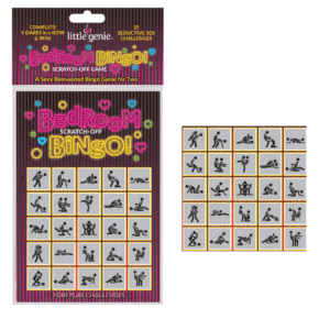 Little Genie Bedroom Bingo Couple Scratch Card Game Sex Position Activity