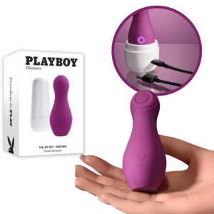 Pb The Jet Set Tapping Clitoral Vibrator Rechargeable Travel-Size Sex Toy