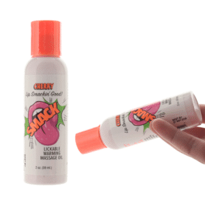 Smack Lickable Warming Cherry Flavored Massage Oil Enhance Intimate Moment