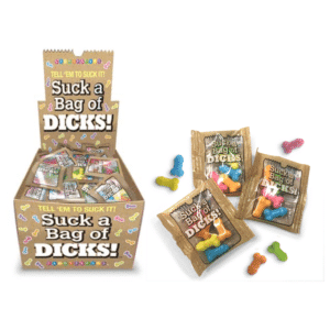 Cp Suck A Bag Of Dicks Penis Candy Pecker Bachelorette Party Items -100 Packs