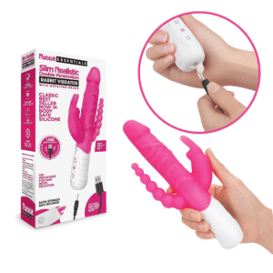 Rabbit Essential Slim Rotating Shaft Beads Rechargeable Rabbit Vibrator