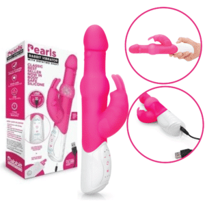 Rabbit Essential Rechargeable Rotating Shaft with Free-Floating Pearls Vibrator