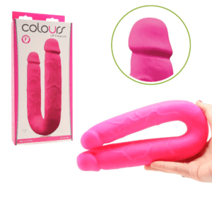 Silicone Double-Ended Dildo - Pink