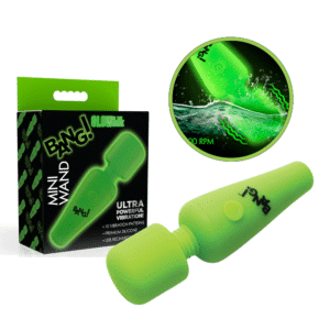 Bang Glow-In-The-Dark Multi-Speed Mini Wand Rechargeable Clitoral Vibrator