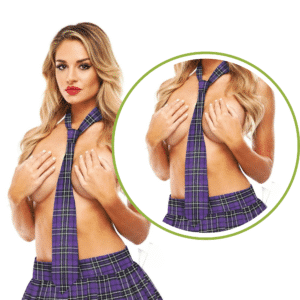 Easy-to-Wear Fashion Necktie Sexy Accessory - Purple