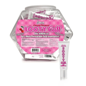 Bootycall Anal Numbing Gel Cherry Flavored Desensitizing Cream - 65/fishbowl