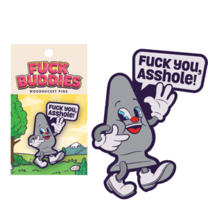 Fuck Buddies Fuck You Ahole Enamel Pin Bachelorette Accessories Gift Idea