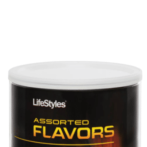 Lifestyle 40 Premium Condoms Bowl Male Lubricated Latex Condoms Assorted Flavors