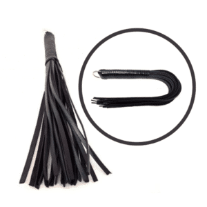 Rouge Leather Spiral Flogger BDSM Bondage Gear Fantasy Fetish Sex Toy