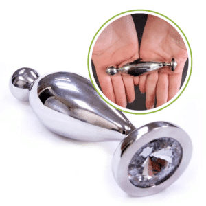 Anal Probe Jeweled Butt Plug Medium