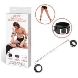 Lux Fetish Expand Spreader Bar Set With Cuffs Bondage Gear Erotical Play