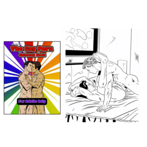 Gay Porn Coloring Book Erotic Party Gift Ideas Bachelorette Gag Accessory