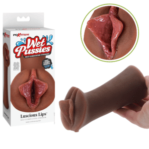 Masturbation Sleeve Luscious Lips - Brown