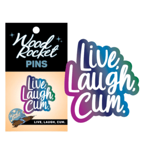 Live Laugh Cum Enamel Pin Travel-Friendly Easy-To-Use Accessory Broach