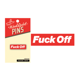 Fuck Off Enamel Pin Fashionable Novelty Gift Ideas Accessory