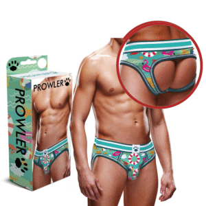 Prowler Beach Open Back Underwear Men's Lingerie Underpants Low Rise Brief - Large