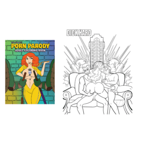 Porn Parody Adult Coloring Book Bachelorette Party Novelty Gift Ideas Accessory