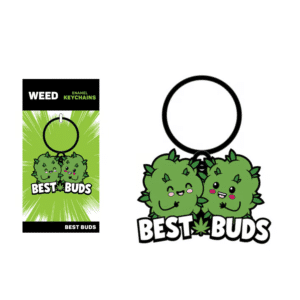 Best Buds Keychain Compact Lightweight Keyholder BestFriend Novelty Gift Ideas