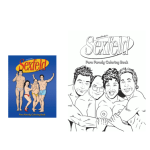 Sexfeld Porn Parody Coloring Book Bachelorette Party Gift Ideas Accessory