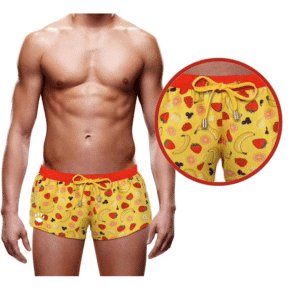 Prowler Swim Trunk Fruity Briefs Sexy Swimwear Swimming Beach Shorts - Yellow